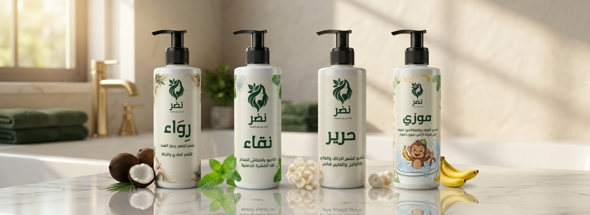 مجموعة الشامبو والبلسم من نضر